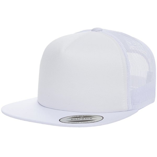Flexfit By Yupoong Foam Trucker Cap One Size Vit White One Size