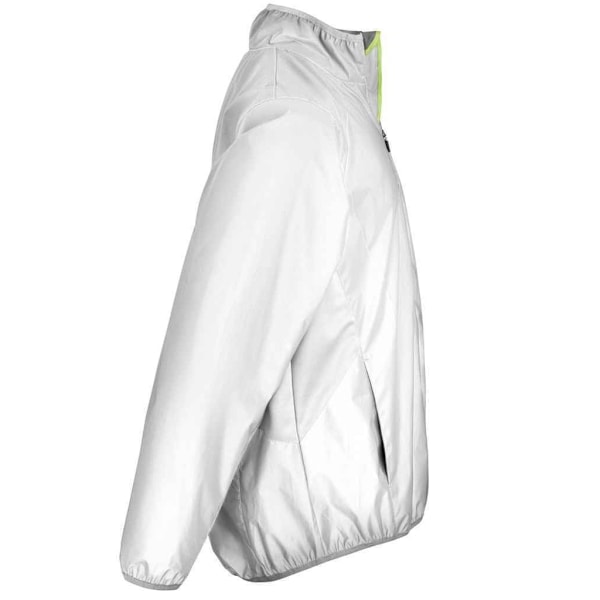 Spiro Mens Luxe Reflective Vattentät Jacka XXS Vit White XXS