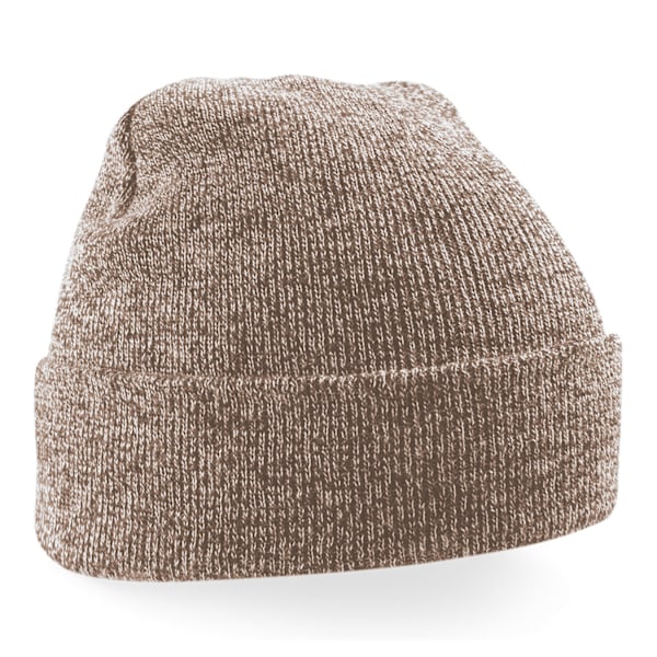Beechfield Unisex Original Cuffed Beanie Vintermössa En Storlek He Heather Oatmeal One Size