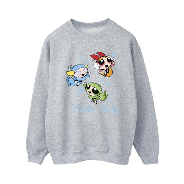Powerpuff Girls Dam/Damflickor Vinterfest Tröja Sports Grey XL