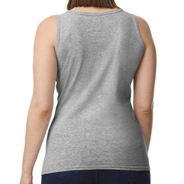 Gildan Dam/Kvinna Softstyle Enfärgad Tanktop 14 UK Sportgrå Sports Grey 14 UK
