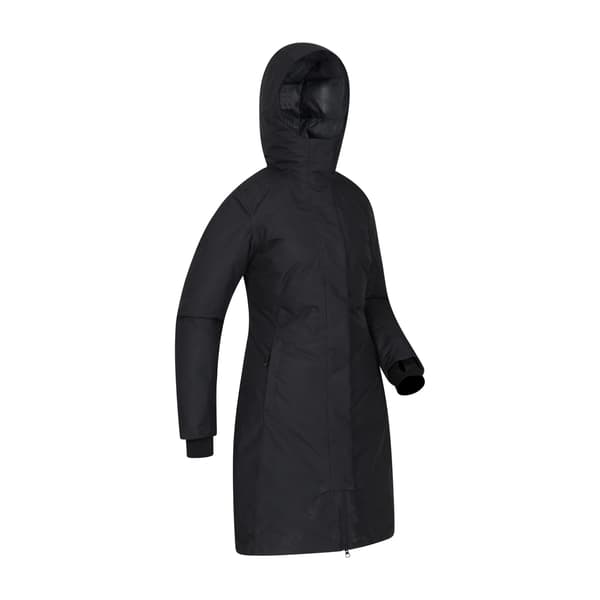 Mountain Warehouse Dam/Dam Polar Down Lång Hybridjacka Black 16 UK