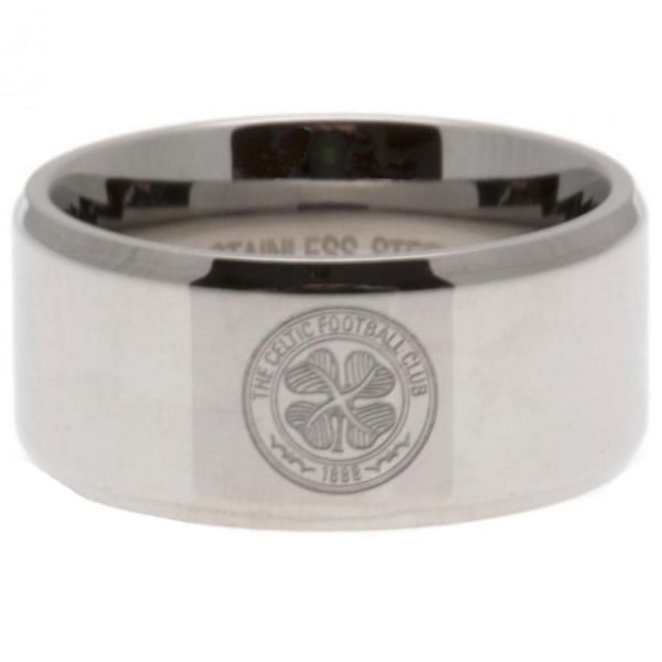 Celtic FC Rostfritt stålband Ring R Silver Silver R