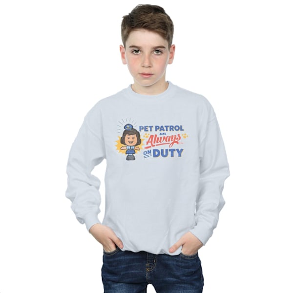 Disney Pojkar Toy Story 4 Giggle McDimples Djurpatrullen Sweatshirt White 7-8 Years