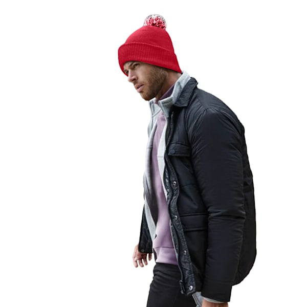 Beechfield Snowstar Recycled Beanie One Size Classic Röd/Vit Classic Red/White One Size