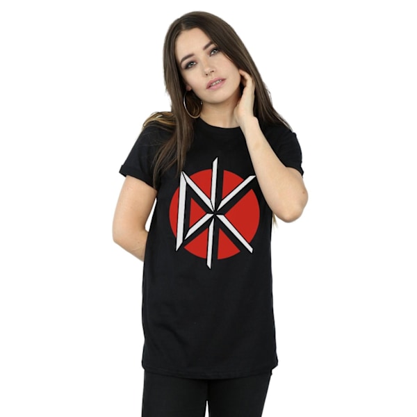 Dead Kennedys Dam/Damer Klassisk Logotyp Bomull Pojkvän T-shirt Black 3XL