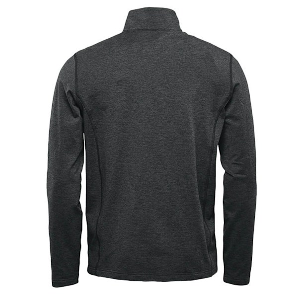 Stormtech Treeline Quarter Zip Pullover för män M Svartmelerad Black Heather M