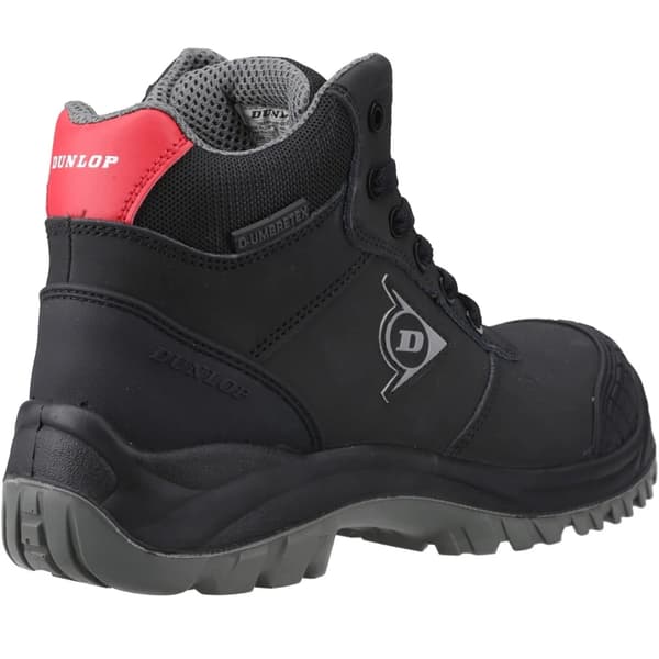 Dunlop Unisex Vuxen First One Adv Titan Skyddsskor i läder 7 Black/Red 7 UK