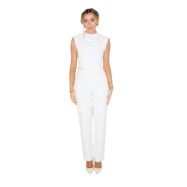 Muse Dam/Kvinnor The Ultimate Raka Ben Byxor XL Vit White XL