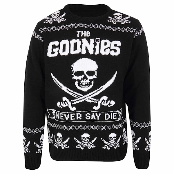 The Goonies Unisex Vuxen Aldrig Säg Dö Jumper M Svart/Vit Black/White M