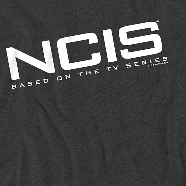 NCIS Unisex Vuxen Logo T-Shirt M Gråmelerad Charcoal M