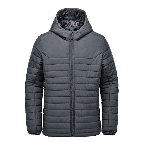 Stormtech Herr Nautilus Quiltad Jacka med Huva L Dolphin Dolphin L