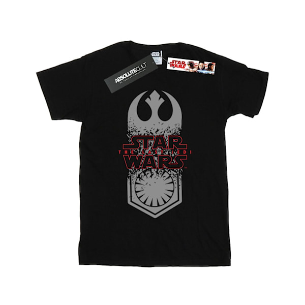 Star Wars Boys The Last Jedi Symbol Crash T-shirt 7-8 år Bla Black 7-8 Years