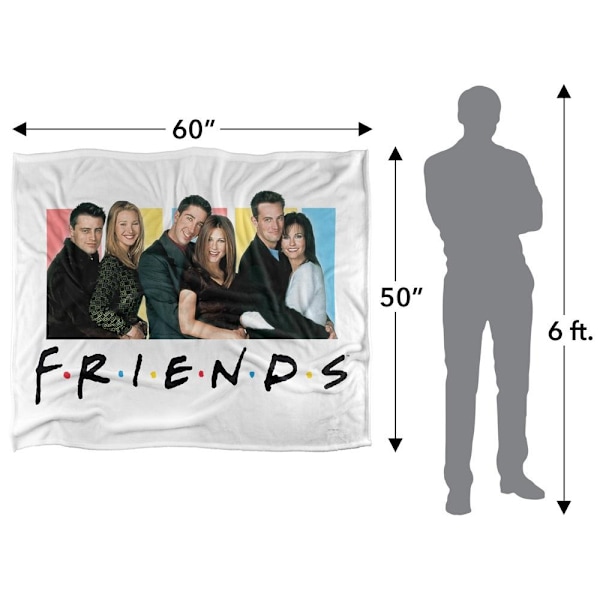 Friends Gruppbild Filt One Size Flerfärgad Multicoloured One Size