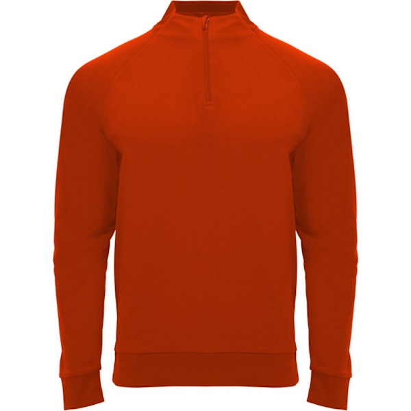 Roly Unisex Epiro Quarter Zip Långärmad Sweatshirt L R Red L