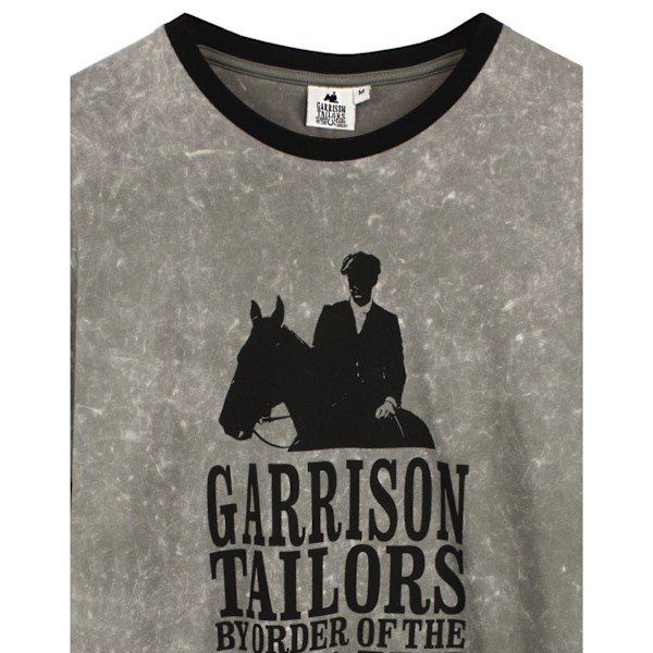 Peaky Blinders Herr Familj Tommy Shelby Pyjamas Set XXL Grå/Svart Grey/Black XXL