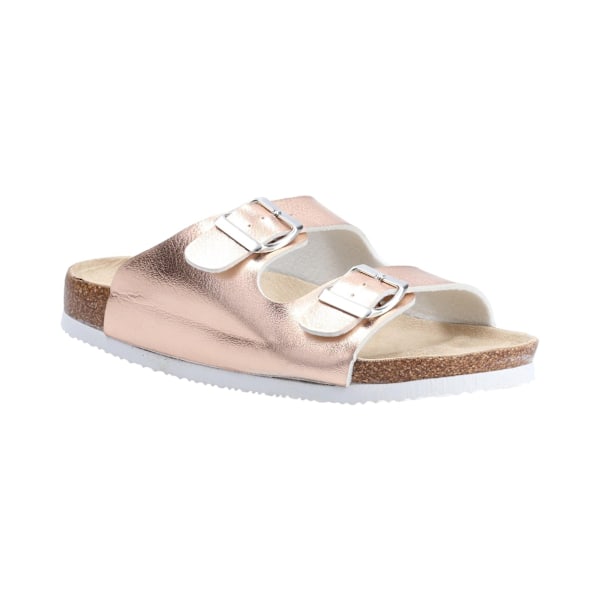 Divaz Dam/Dam Nimes Sliders 3 UK Rose Guld/Brun Rose Gold/Brown 3 UK