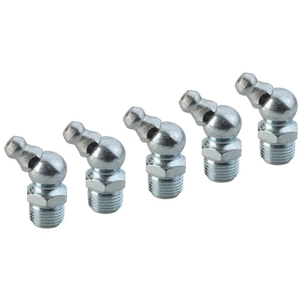 Faithfull Smörjnippel 45° 1/8in Bsp (5-pack) One Size Multi Co Multi Colour One Size