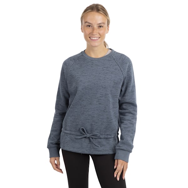 Trespass Dam/Kvinnor Gretta Marl Rund Hals Sweatshirt S Pewt Pewter S