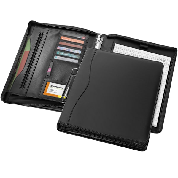 Bullet Ebony A4 Portfölj (2-pack) 36,5 x 27 x 4,5 Solid Black 36.5 x 27 x 4.5 cm