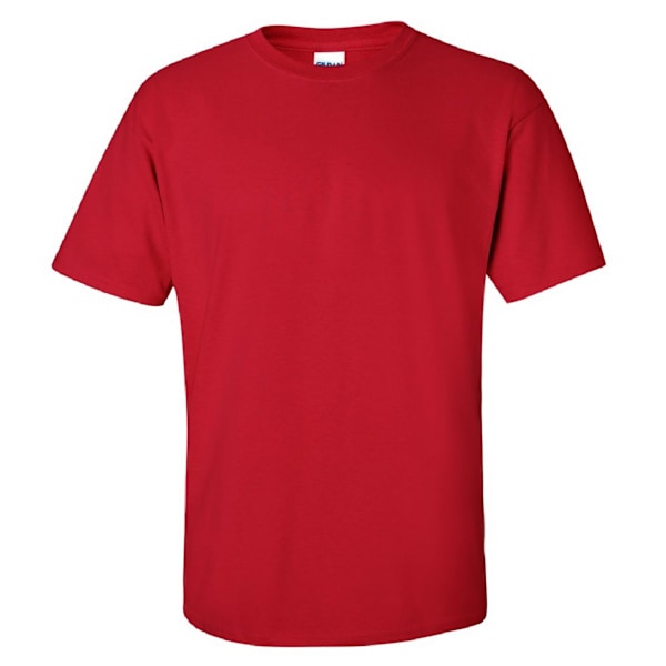 Gildan Mens Ultra Cotton Kortärmad T-shirt XL Cherry Red Cherry Red XL