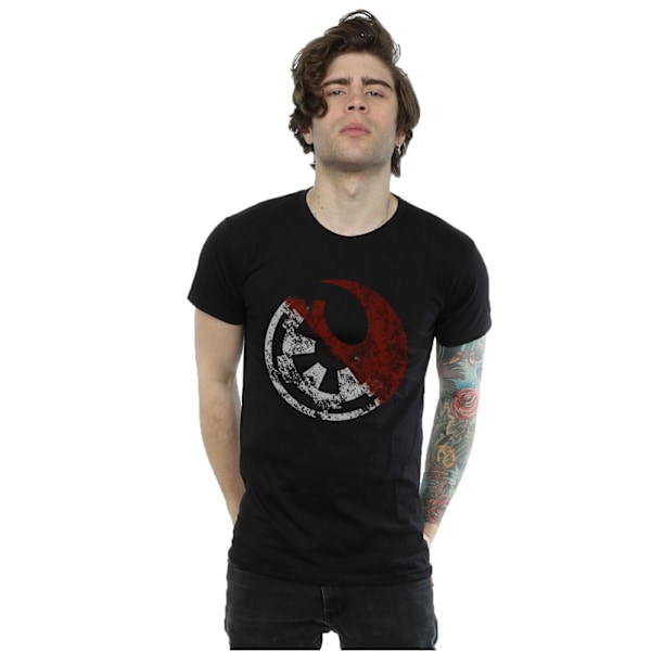 Star Wars Rogue One Rusty Emblems T-shirt 3XL Svart - Herr Black 3XL