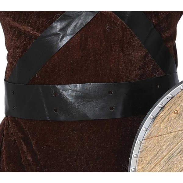 Fiestas Guirca Vikingdräkt för män Set S Brun/Grå Brown/Grey S