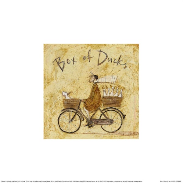 Sam Toft Box Of Ducks Poster One Size Flerfärgad Multicoloured One Size