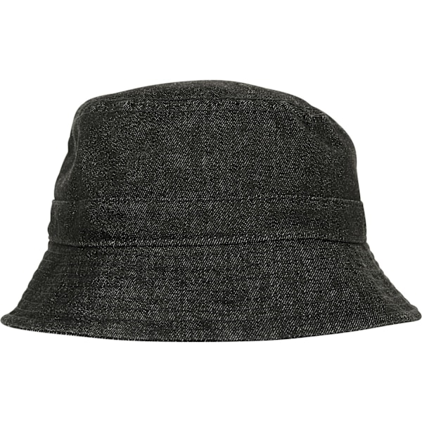 Flexfit By Yupoong Denim Bucket Hat En Storlek Svart/Grå Black/Grey One Size
