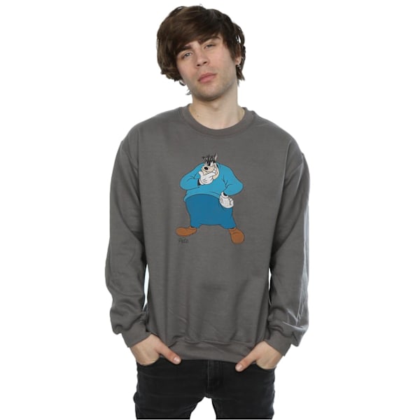 Disney Classic Pete Sweatshirt XL Charcoal för män Charcoal XL