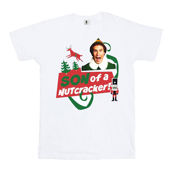Elf Dam/Kvinnor Son Of A Nutcracker Bomull Boyfriend T-Shirt White S