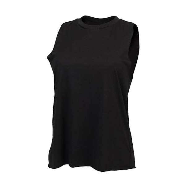 SF Dam/Kvinnor Hög Hals Ärmlös Väst / Topp XS Svart Black XS