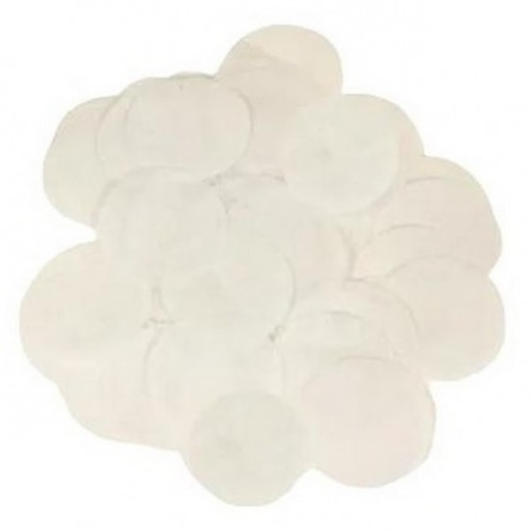 Oaktree Tissue Paper Rund Konfetti En Storlek Vit White One Size