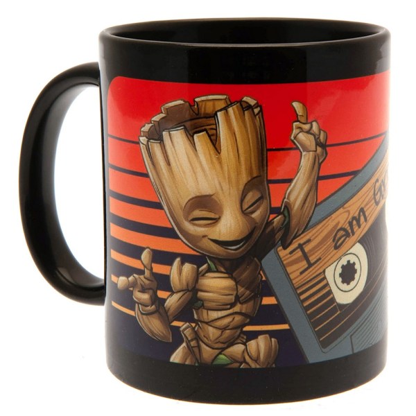 Guardians of the Galaxy I Am Groot Mugg En one size svart/röd Black/Red One Size