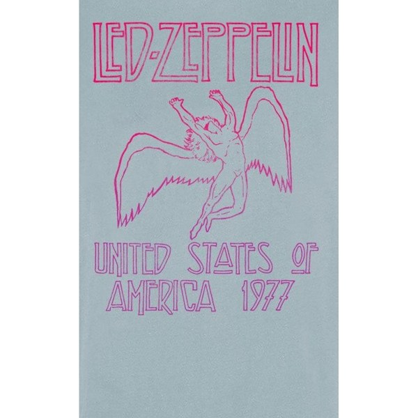 Amplified Unisex Adult 77 Gradient Led Zeppelin Sleeveless Tank Strange Blue M