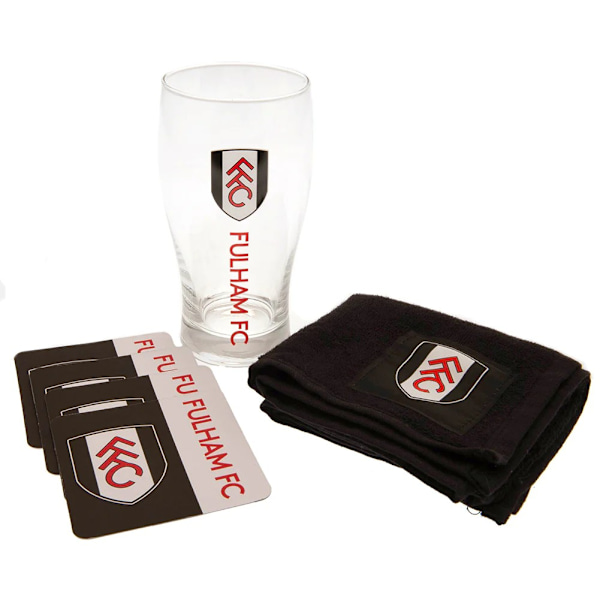 Fulham FC Wordmark Bar Set One Size Svart/Röd/Vit Black/Red/White One Size