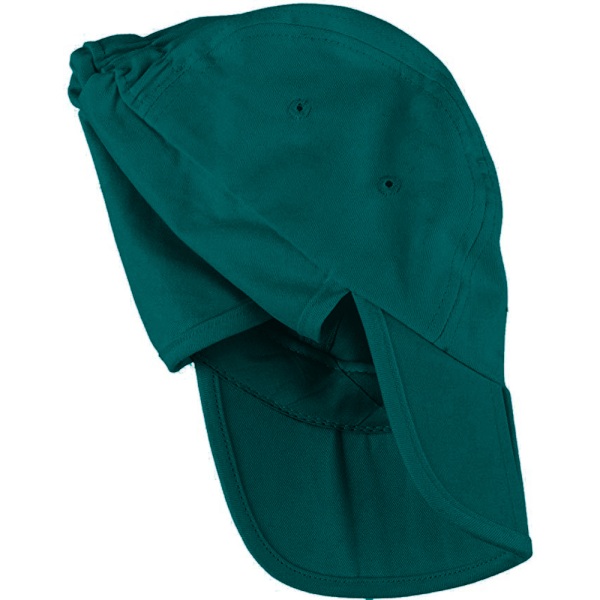 Resultat Unisex Headwear Vikbar legionärsmössa/ cap One Size B Bottle Green One Size