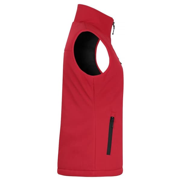 Clique Dam/Dam Softshell Paneler Gilet M Röd Red M