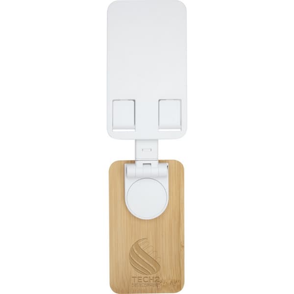 Floso Alfirk Bambu Vikbart Mobiltelefonställ One Size Vit White One Size