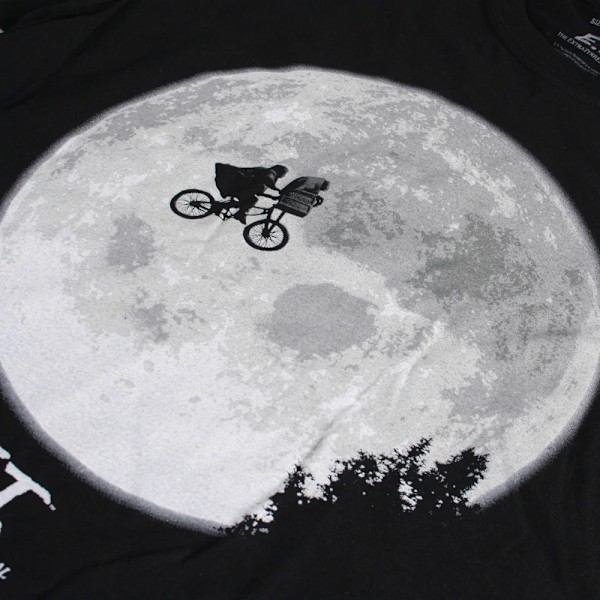 E.T. The Extra-Terrestrial Herrcykel T-shirt S Svart Black S