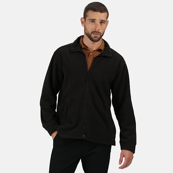 Regatta Herr Thor 350 Full Zip Fleece Jacka S Svart Black S