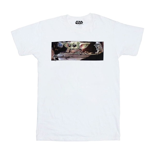 Star Wars Unisex Vuxen Grogu Frame T-Shirt M Vit White M