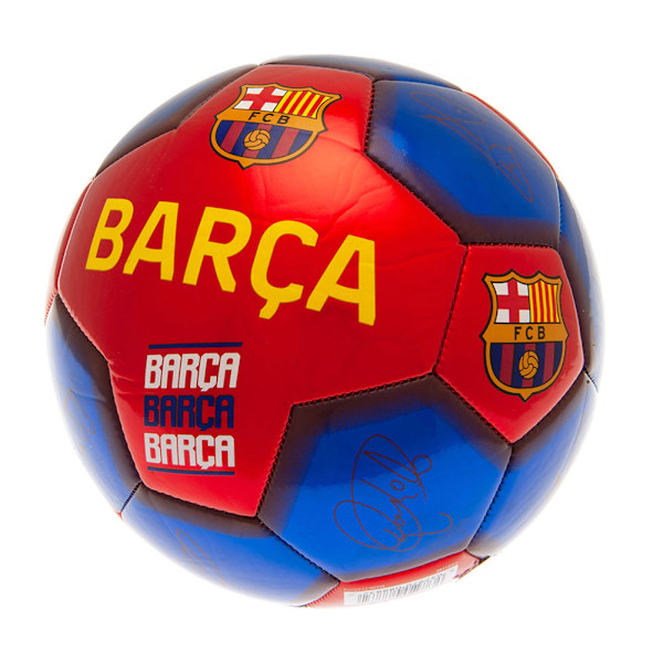 FC Barcelona Signature Fotboll 1 Röd/Gul/Blå Red/Yellow/Blue 1