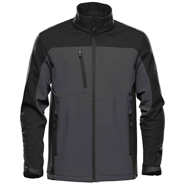Stormtech Cascades Soft Shell-jacka för män XL Dolphin/Svart Dolphin/Black XL