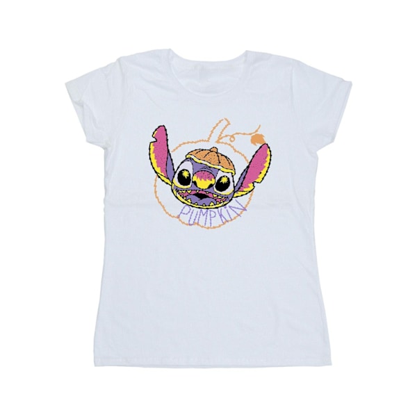 Lilo & Stitch Dam/Kvinnor Pumpahuvud Bomulls T-Shirt L Vit White L