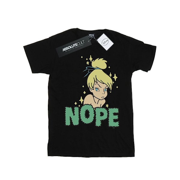 Disney Girls Tinker Bell Nope Bomull T-shirt 12-13 år Svart Black 12-13 Years