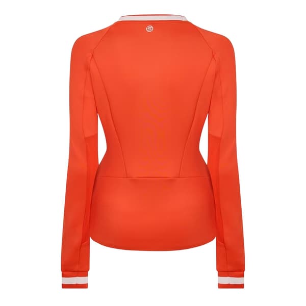 Skins Dam/Kvinnor Quarter Zip Underställströja 8 UK Röd Red 8 UK