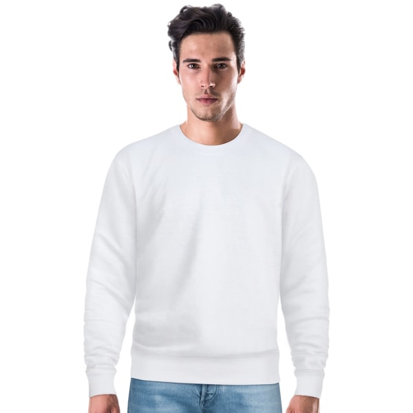 Casual Classics Herr Sweatshirt 4XL Vit White 4XL