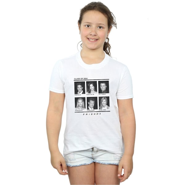 Friends Girls Class Of 2004 Bomull T-shirt 5-6 År Vit White 5-6 Years