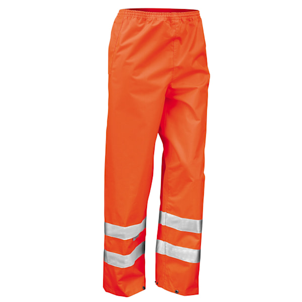 SAFE-GUARD By Result Hi-Vis Vattentäta Säkerhetsbyxor för Män XXL Orange XXL